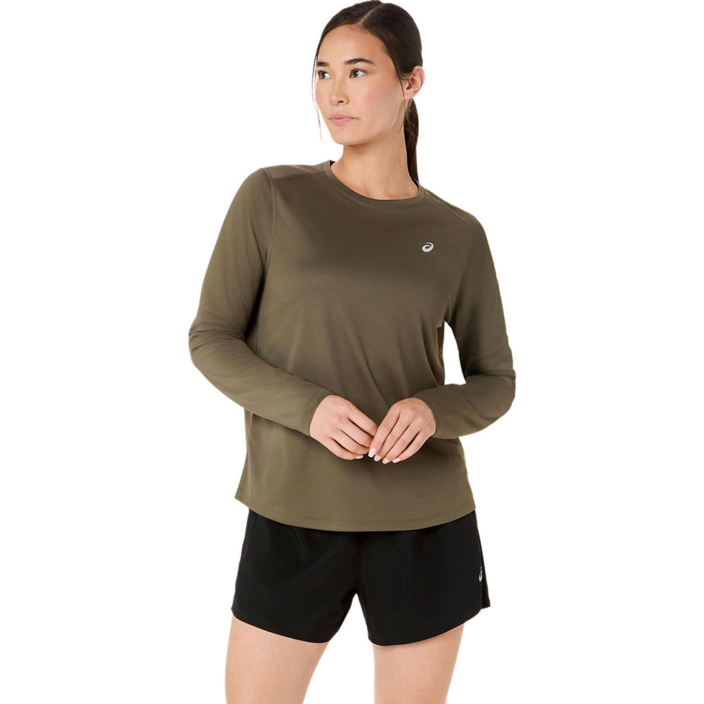 アシックス ランニングシャツ 長袖シャツ レディース ドライ 吸汗速乾 スポーツ ロンT ロングスリーブ Tシャツ asics ランニングドライ長袖シャツ 2012d149 爆買 | ASICS | 14