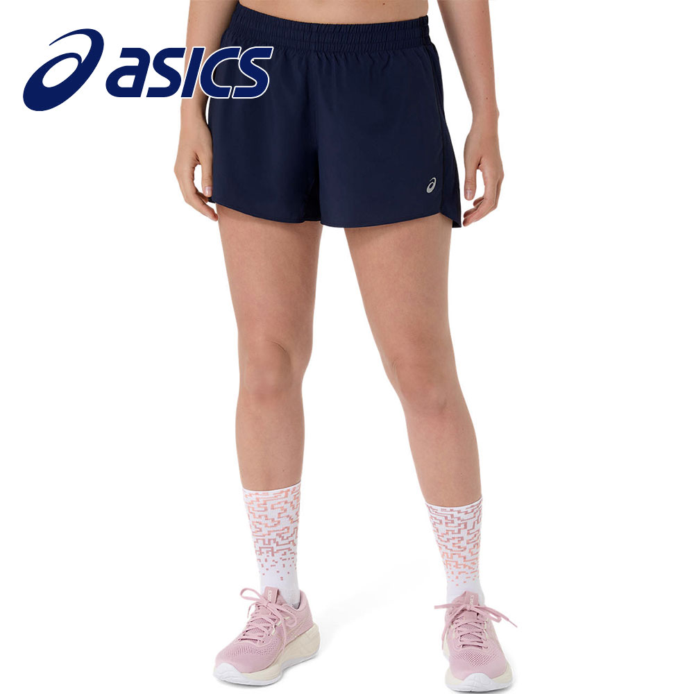 アシックス ランニングパンツ ショートパンツ レディース ランニングショーツ 女性用 吸汗速乾 ドライ 軽量 asics ランニングドライ 4インチショーツ 2012d151 | ASICS | 03