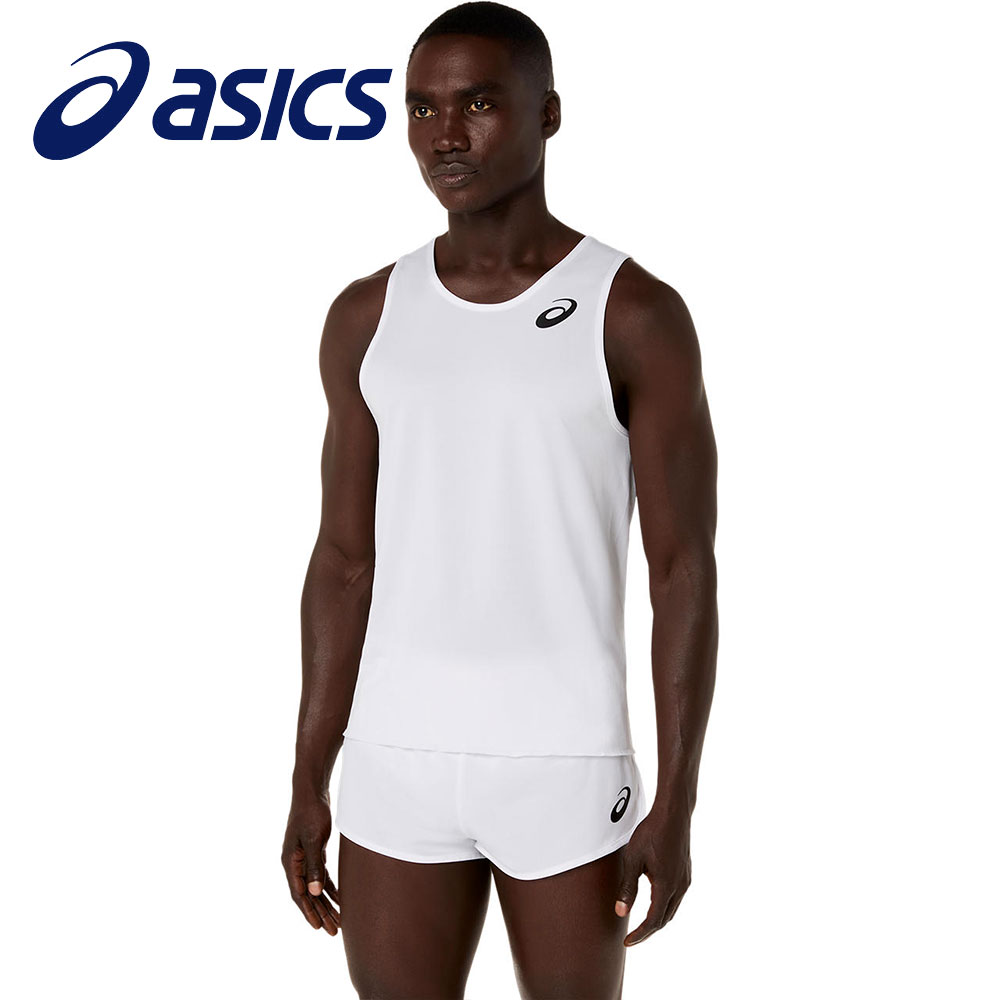 アシックス ランニングシャツ メンズ 陸上 ランニング マラソン 吸汗速乾 ノースリーブ ウェア トップス asics 2091a845 | ASICS | 02