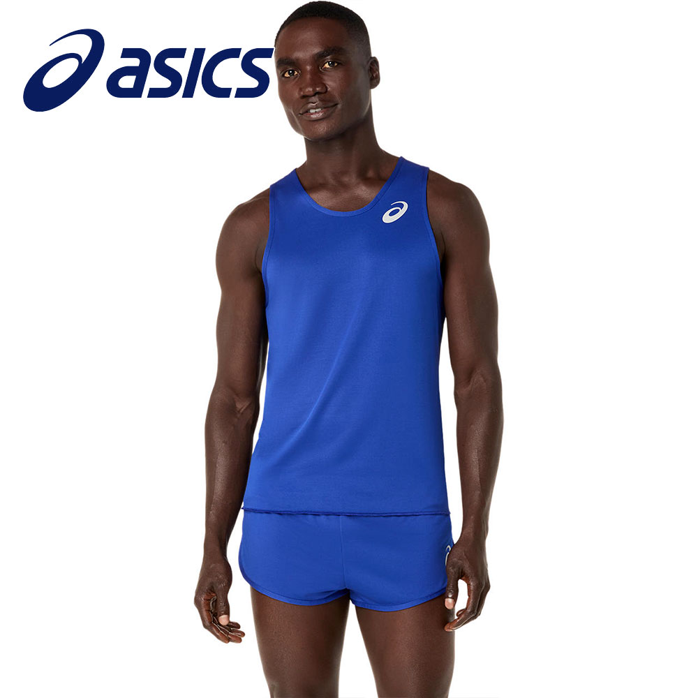 アシックス ランニングシャツ メンズ 陸上 ランニング マラソン 吸汗速乾 ノースリーブ ウェア トップス asics 2091a845 | ASICS | 04