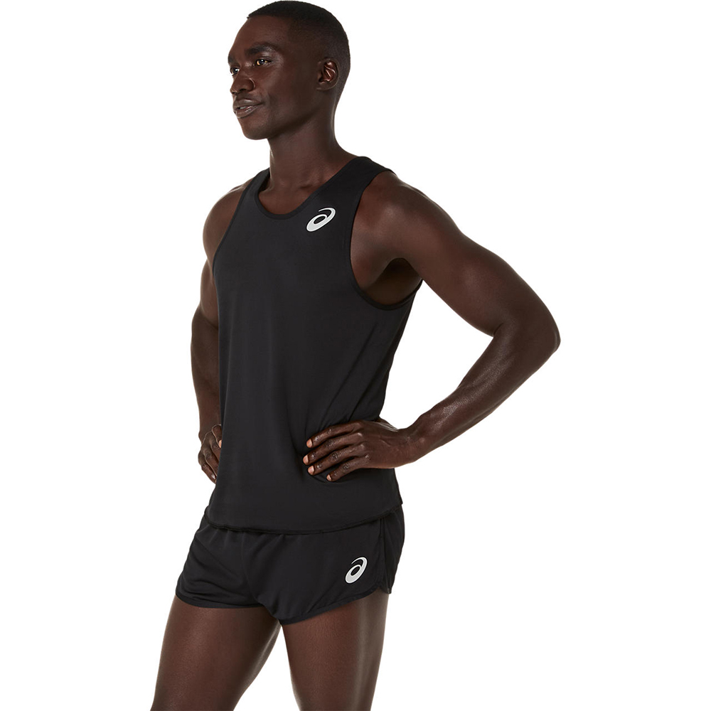 アシックス ランニングシャツ メンズ 陸上 ランニング マラソン 吸汗速乾 ノースリーブ ウェア トップス asics 2091a845 | ASICS | 07