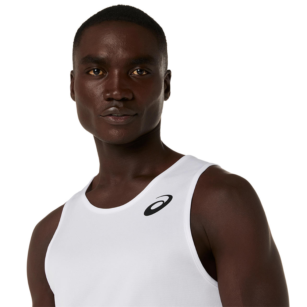アシックス ランニングシャツ メンズ 陸上 ランニング マラソン 吸汗速乾 ノースリーブ ウェア トップス asics 2091a845 | ASICS | 12