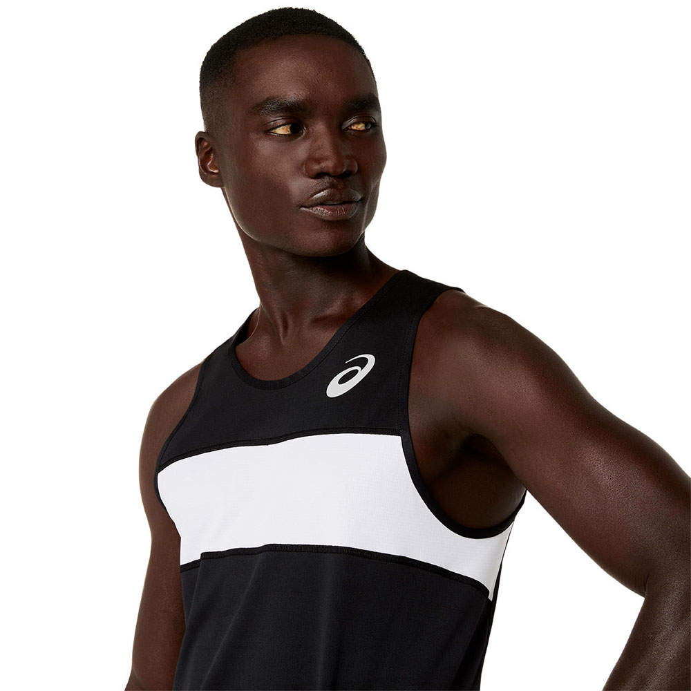 アシックス ランニングシャツ メンズ ノースリーブ 吸汗速乾 スポーツウェア トップス タンクトップ asics 2091a846 | ASICS | 09
