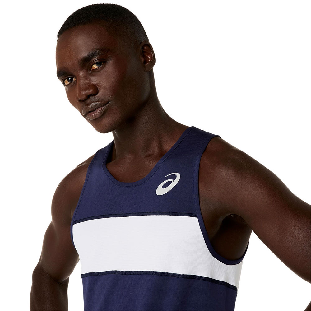 アシックス ランニングシャツ メンズ ノースリーブ 吸汗速乾 スポーツウェア トップス タンクトップ asics 2091a846 | ASICS | 15