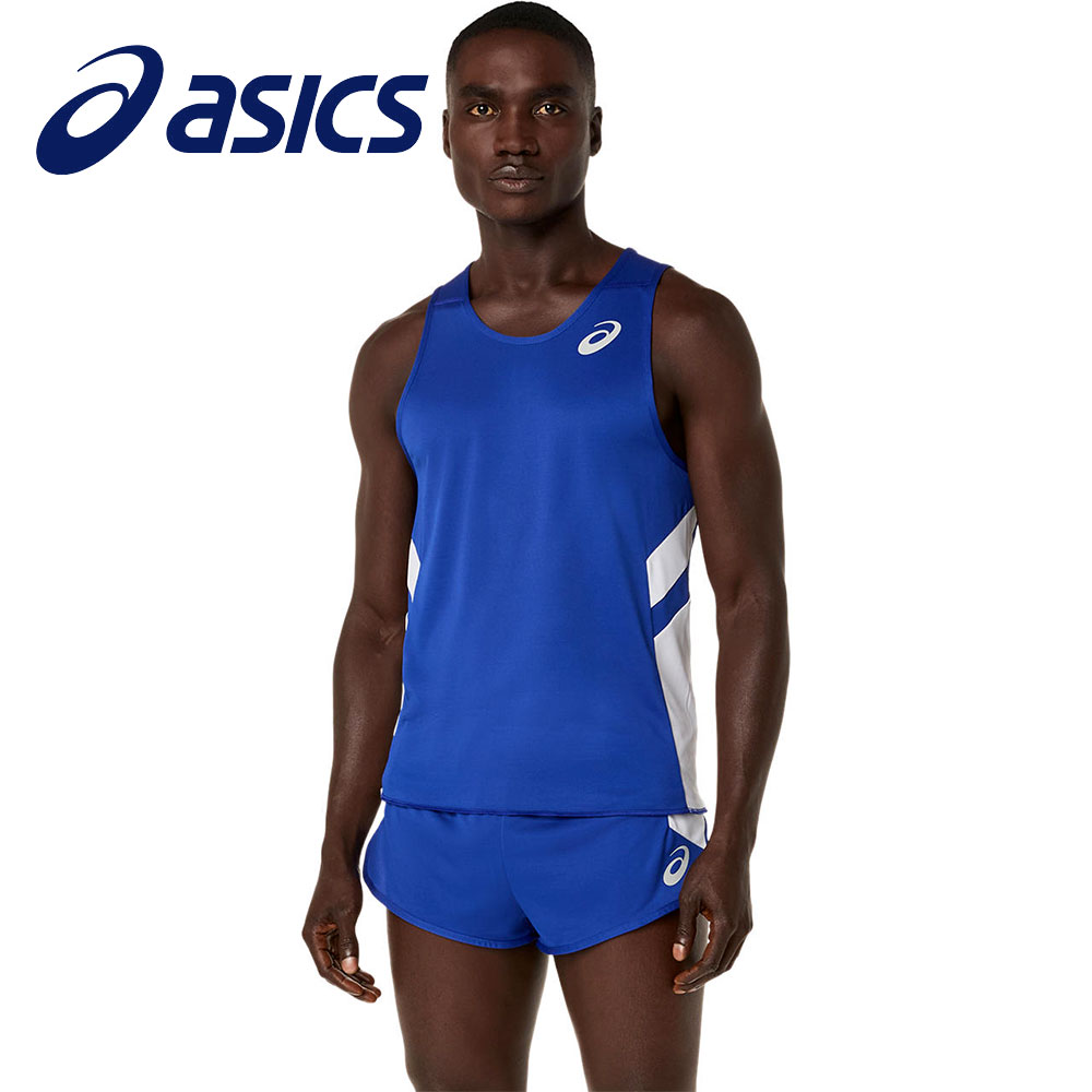 アシックス ランニングシャツ メンズ ノースリーブ タンクトップ 吸汗速乾 スポーツウェア asics メンズランニングシャツ 2091a847 | ASICS | 04