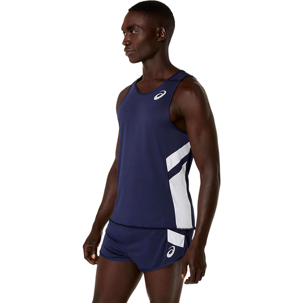 アシックス ランニングシャツ メンズ ノースリーブ タンクトップ 吸汗速乾 スポーツウェア asics メンズランニングシャツ 2091a847 | ASICS | 13