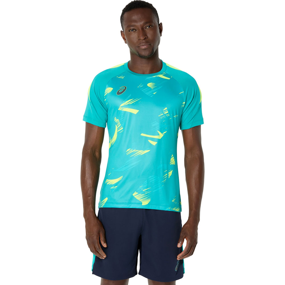 アシックス サッカー フットサル プラクティスシャツ Tシャツ メンズ 半袖 吸汗速乾 快適 ジャポニズム 和柄 デザイン asics 2101a306 爆買 | ASICS | 03