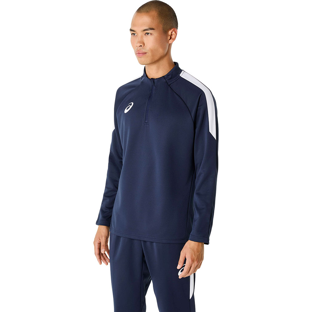 アシックス サッカー フットサル プラクティスシャツ Tシャツ メンズ 長袖 長袖シャツ ハーフジップ ハーフZIP アシックス asics 2101a317 爆買 | ASICS | 12