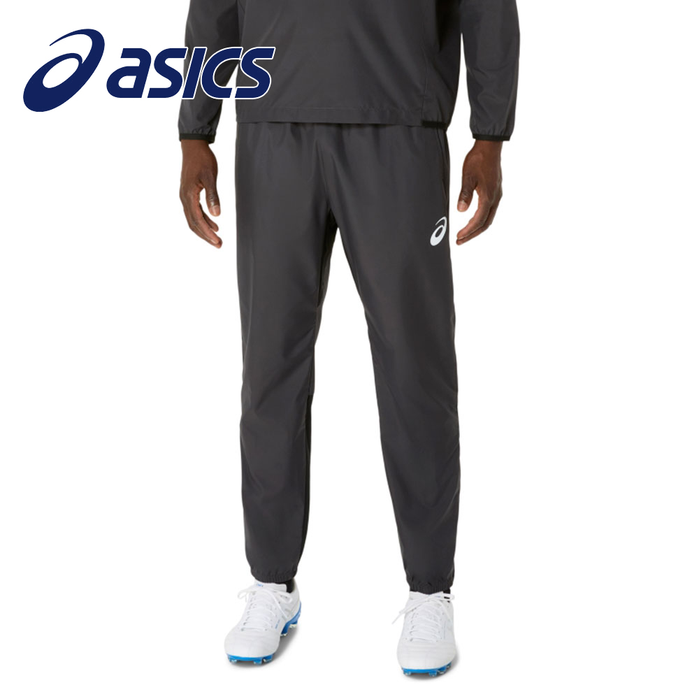 アシックス サッカー トレーニング パンツ メンズ ピステパンツ フットサル 撥水 裾ファスナー 黒 ブラック asics ピステパンツ 2101a325 | ASICS | 01