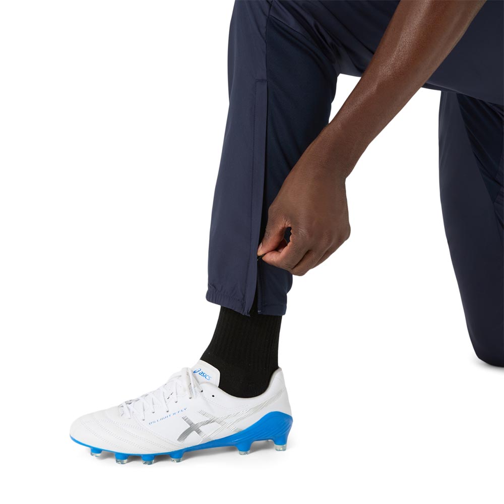 アシックス サッカー トレーニング パンツ メンズ ピステパンツ フットサル 撥水 裾ファスナー 黒 ブラック asics ピステパンツ 2101a325 | ASICS | 14