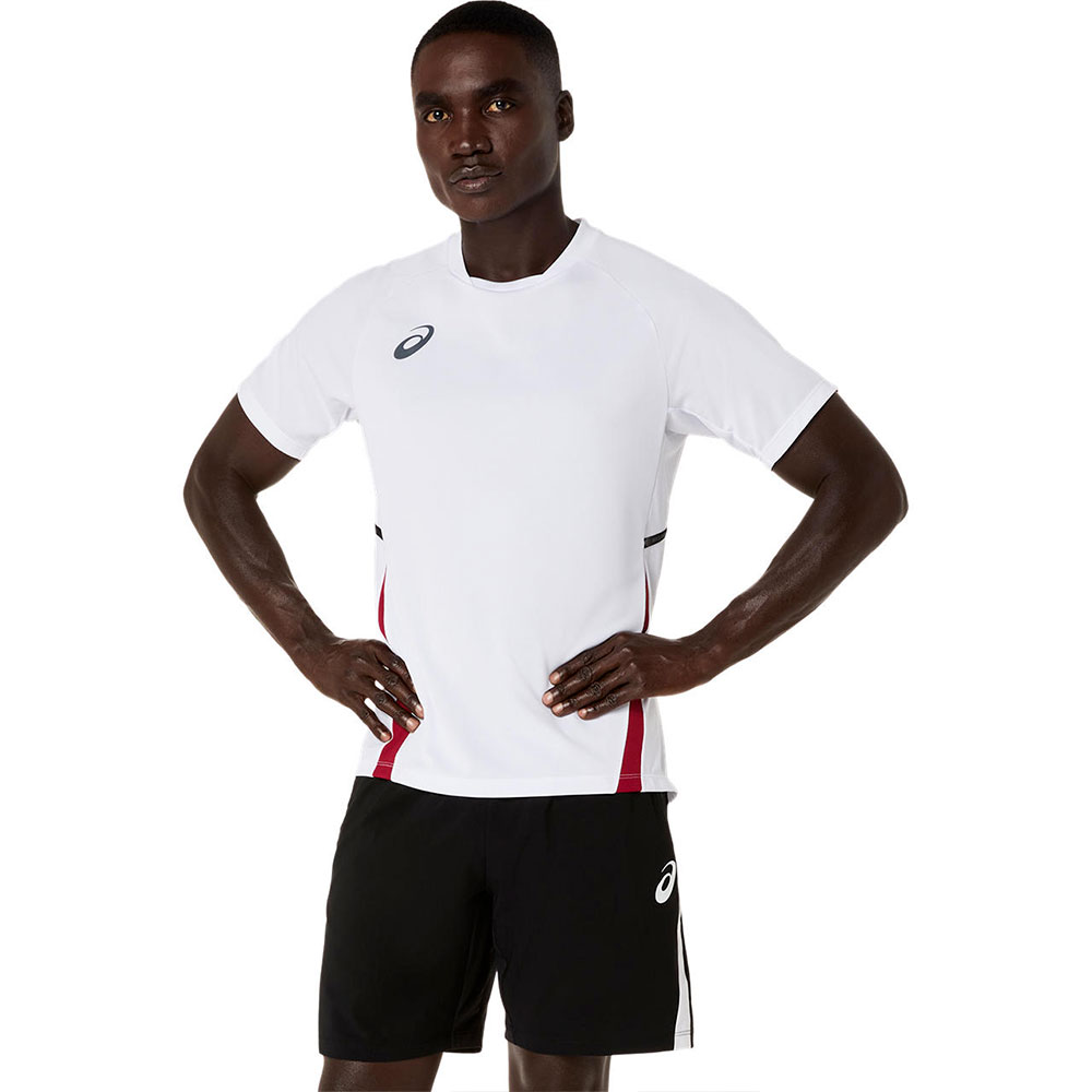 アシックス サッカー トレーニングウェア メンズ 半袖シャツ プラクティスシャツ 吸汗速乾 伸縮性 スポーツ asics プラクティス半袖シャツ 2101a344 | ASICS | 02