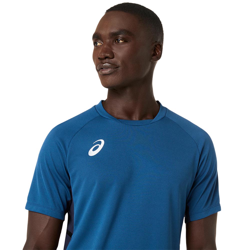 アシックス サッカー トレーニングウェア メンズ 半袖シャツ プラクティスシャツ 吸汗速乾 伸縮性 スポーツ asics プラクティス半袖シャツ 2101a344 | ASICS | 17
