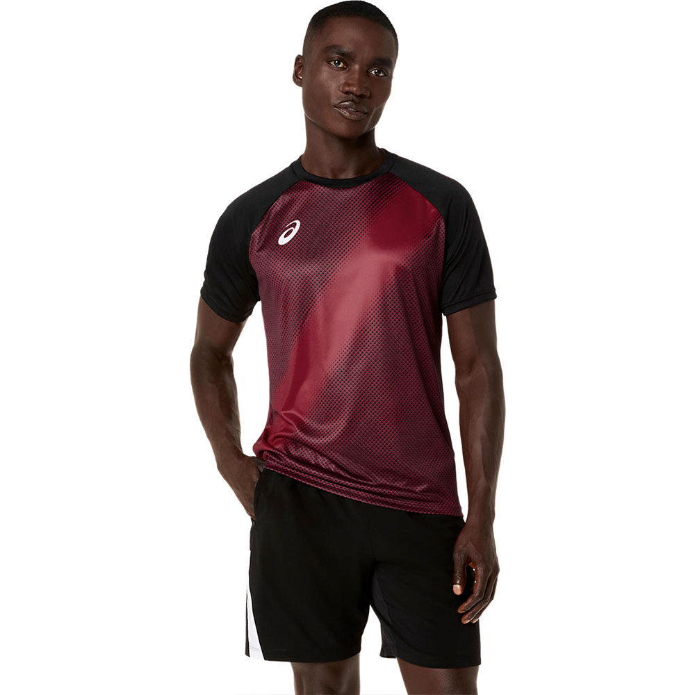 アシックス サッカー プラクティスシャツ 半袖 メンズ フットサル トレーニングウェア スポーツウェア asics プラクティスグラフィック半袖シャツ 2101a348 | ASICS | 05