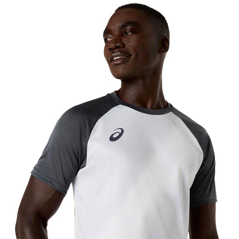アシックス サッカー プラクティスシャツ 半袖 メンズ フットサル トレーニングウェア スポーツウェア asics プラクティスグラフィック半袖シャツ 2101a348 | ASICS | 13