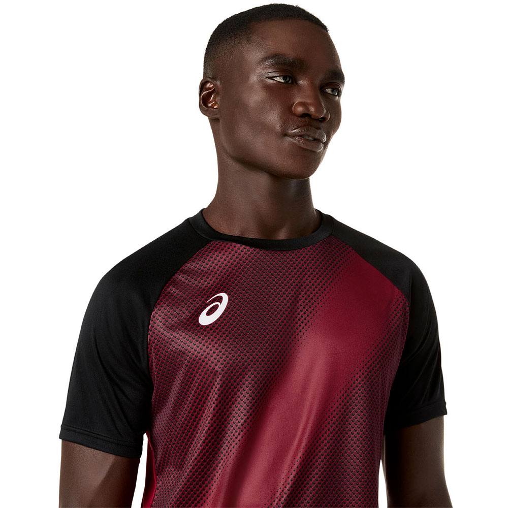 アシックス サッカー プラクティスシャツ 半袖 メンズ フットサル トレーニングウェア スポーツウェア asics プラクティスグラフィック半袖シャツ 2101a348 | ASICS | 22