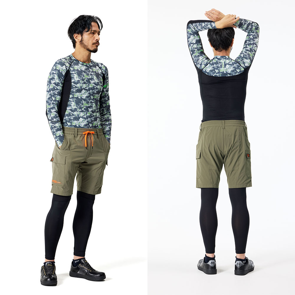 HUMMER 作業服 ハーフパンツ 猛暑対策 ...の詳細画像3