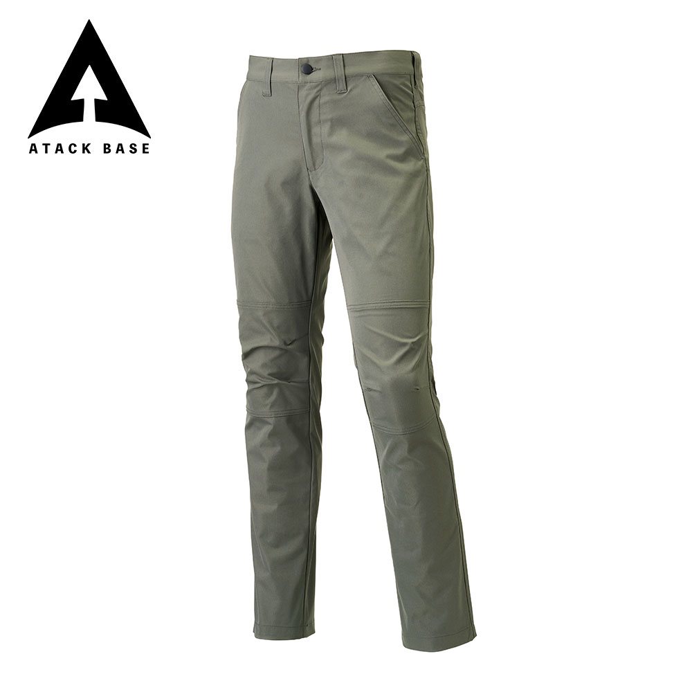 アタックベース 作業服 作業着 ズボン ストレッチ 作業ズボン パンツ カーゴパンツ ワークパンツ ストレッチパンツ チノパン ボトムス 軽量 黒 APEX WIN 19082 | アタックベース | 04