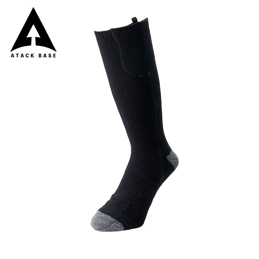 アタックベース ヒーターソックス 電熱ソックス ヒーター靴下 電熱靴下