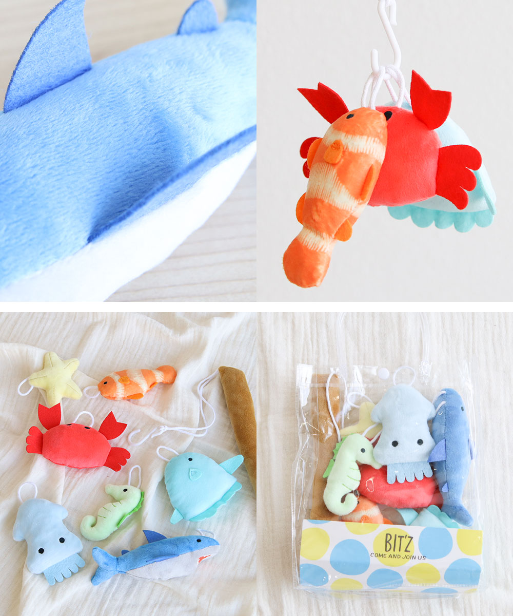 キッズ おもちゃ 布製 男の子 女の子 子供 出産祝い ギフト かわいい おしゃれ ぬいぐるみ 知育 BIT'Z ビッツ 魚釣り B241024 | BIT'Z | 02