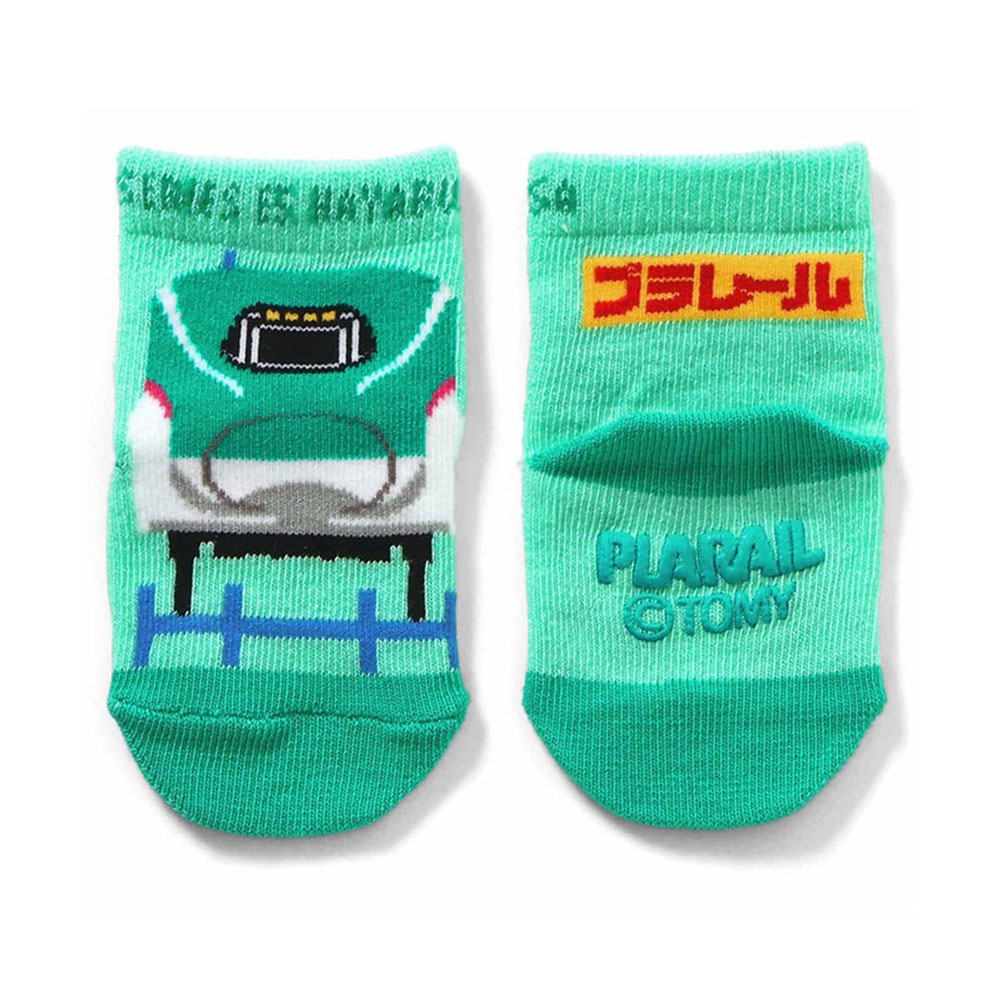 BIT'Z ビッツ プラレール コラボ ソックス キッズ 靴下 男の子 電車 新幹線 赤 ドクターイエロー かがやき こまち はやぶさ B454015 | BIT'Z | 02