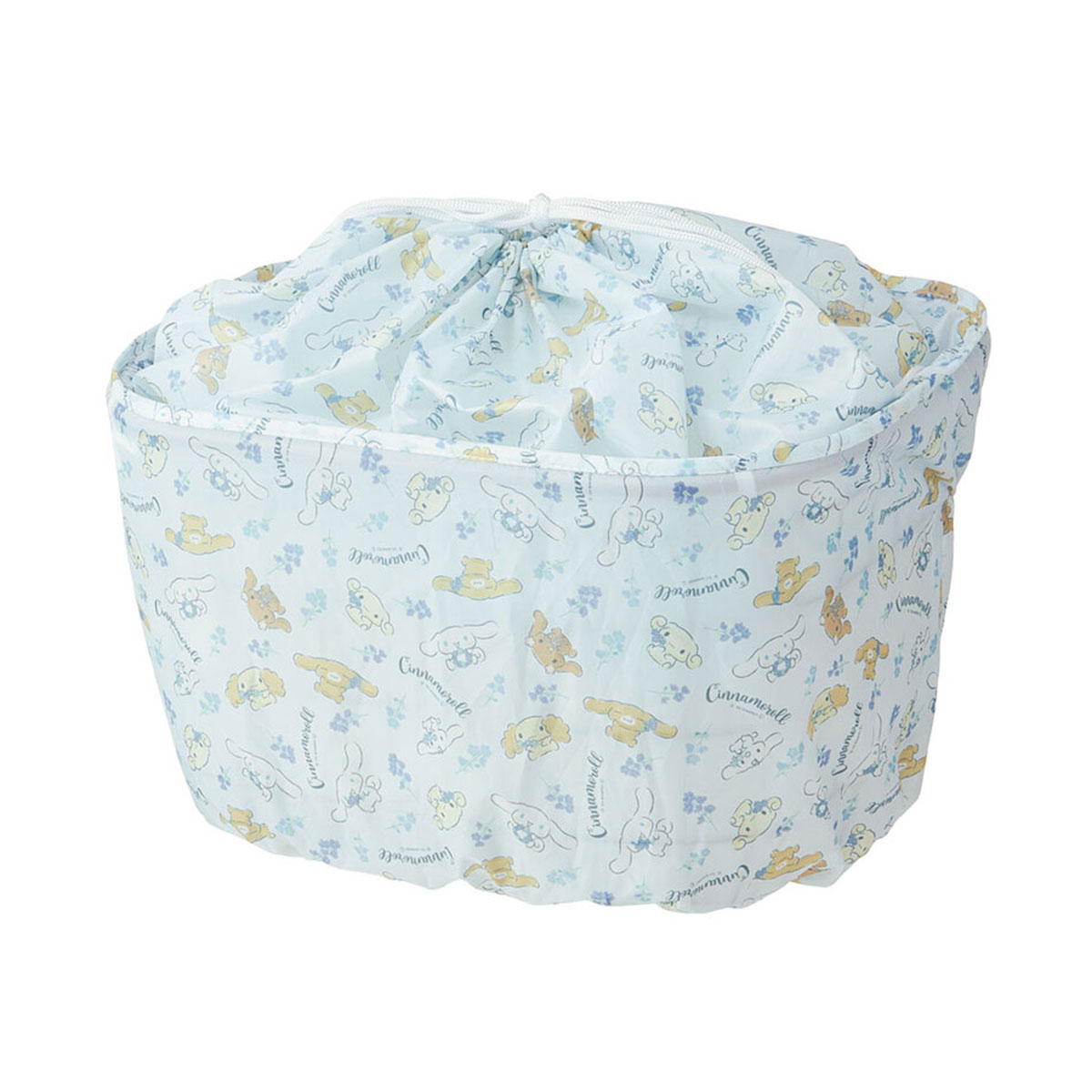 自転車用 前カゴ 巾着 カバー キャラクター 汚れ 防止 盗難対策 バスケットカバー サンリオ 撥水 シナモロール マイメロディ クロミ BBCV1 爆買 | スケーター | 03