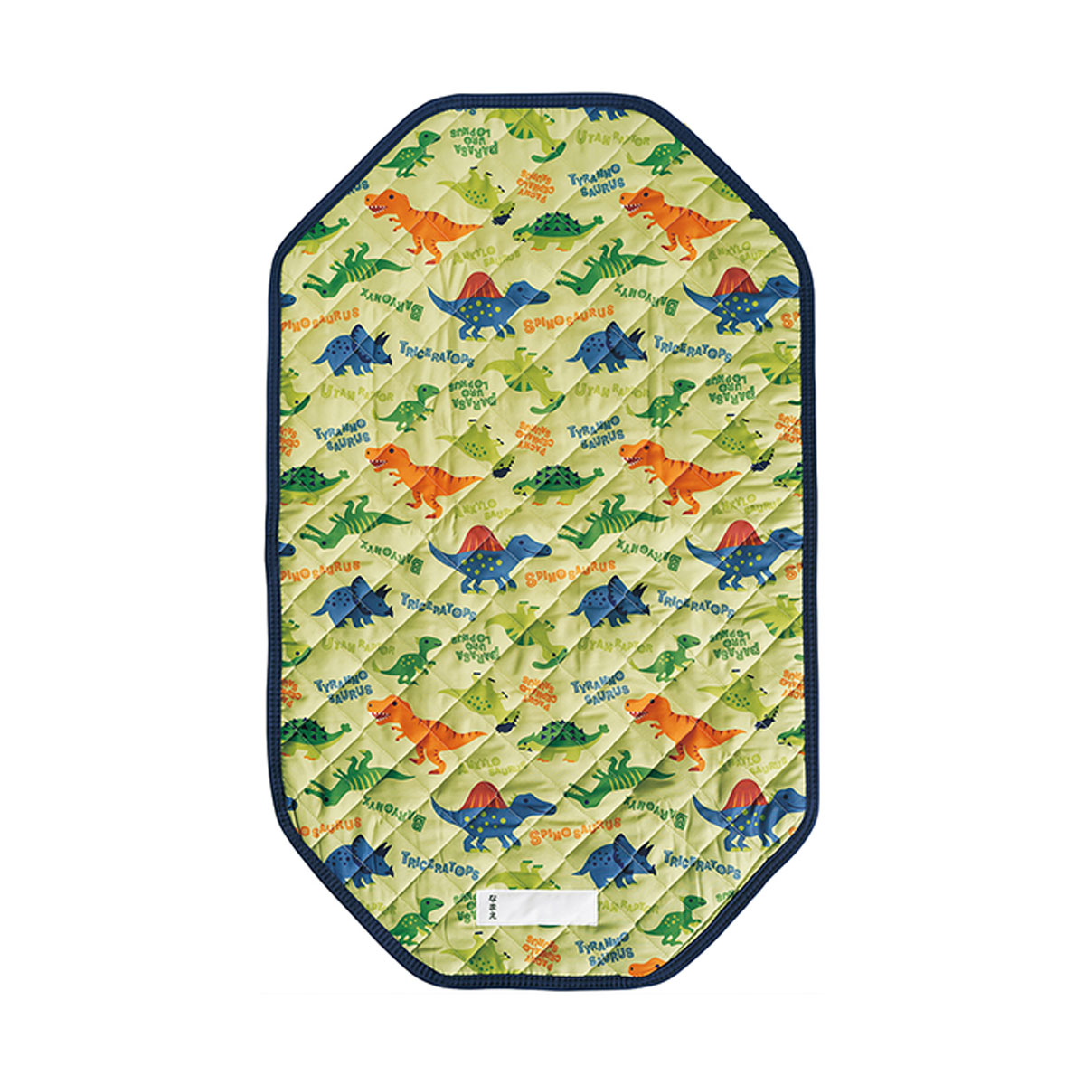 コットカバー 保育園 お昼寝 60×100cm キャラクター かわいい 子供 キッズ シーツ 敷きパッド 男の子 洗濯機 名前タグ付き 恐竜 BCV1 | スケーター | 01