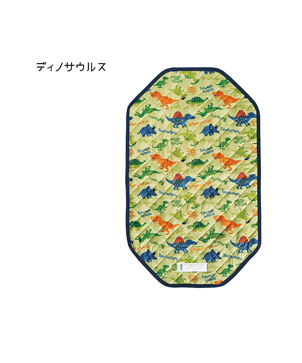 コットカバー 保育園 お昼寝 60×100cm キャラクター かわいい 子供 キッズ シーツ 敷きパッド 男の子 洗濯機 名前タグ付き 恐竜 BCV1 | スケーター | 06