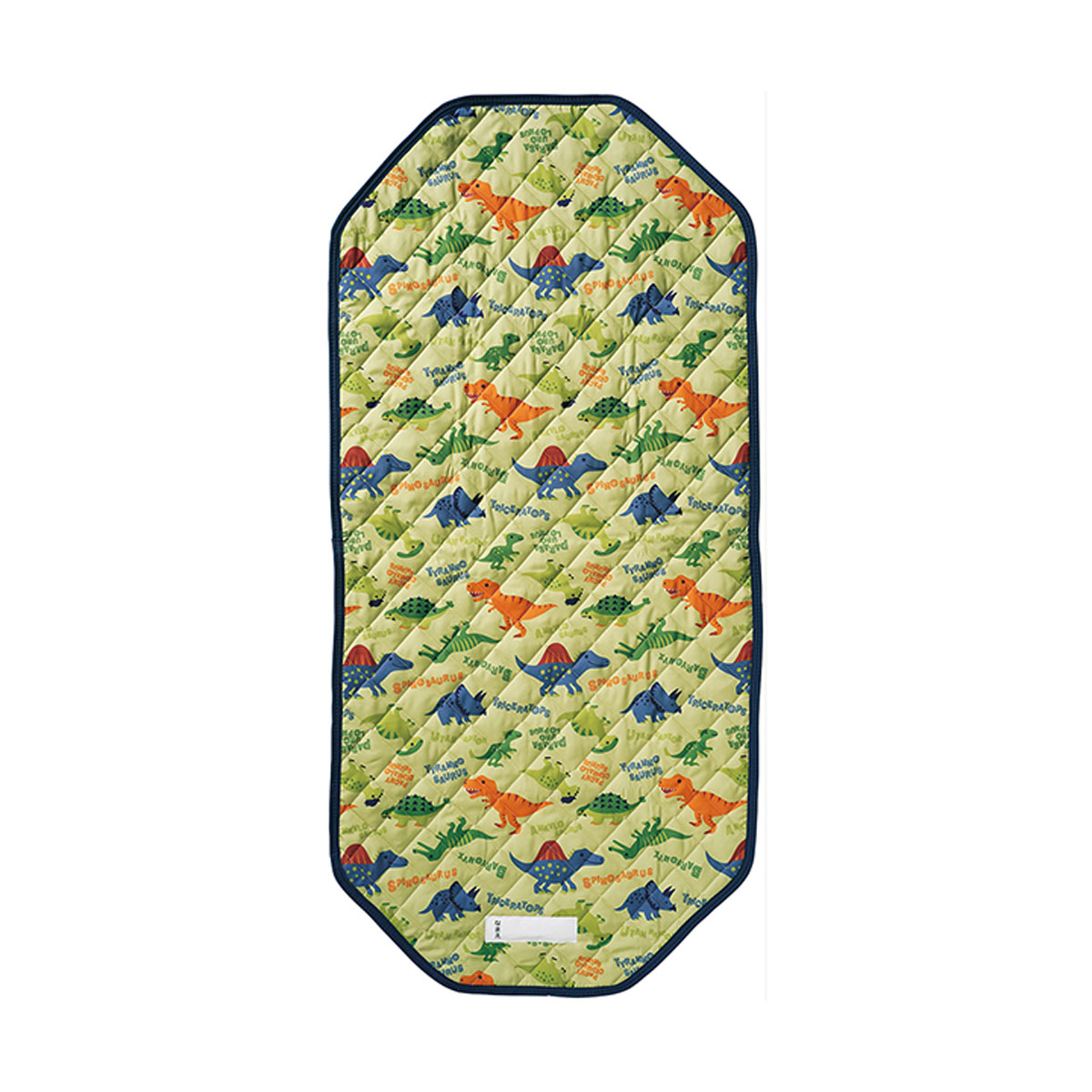 コットカバー 保育園 お昼寝 60×130cm キャラクター かわいい 子供 キッズ シーツ 敷きパッド 男の子 洗濯機 名前タグ付き 恐竜 BCV2 | スケーター | 01