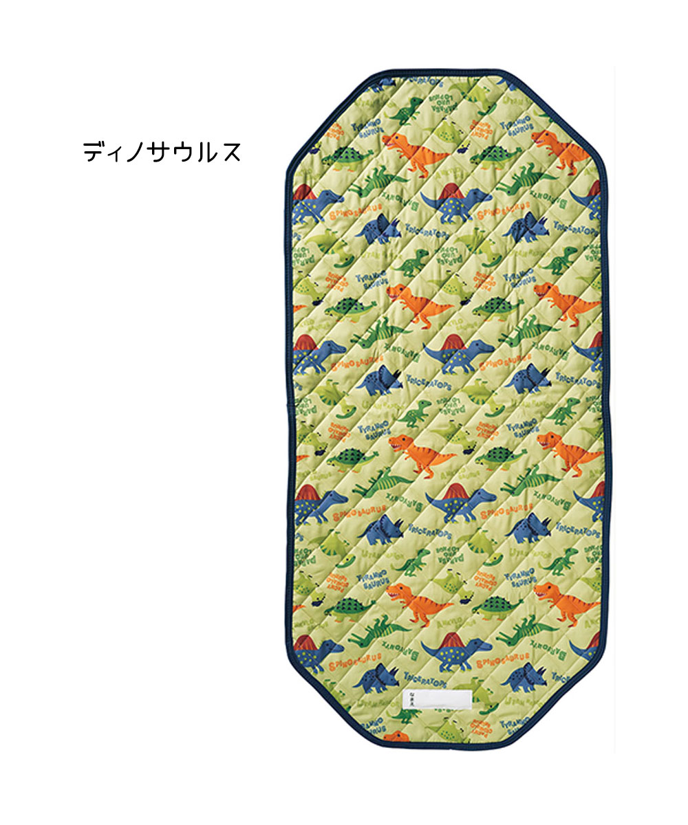 コットカバー 保育園 お昼寝 60×130cm キャラクター かわいい 子供 キッズ シーツ 敷きパッド 男の子 洗濯機 名前タグ付き 恐竜 BCV2 | スケーター | 06