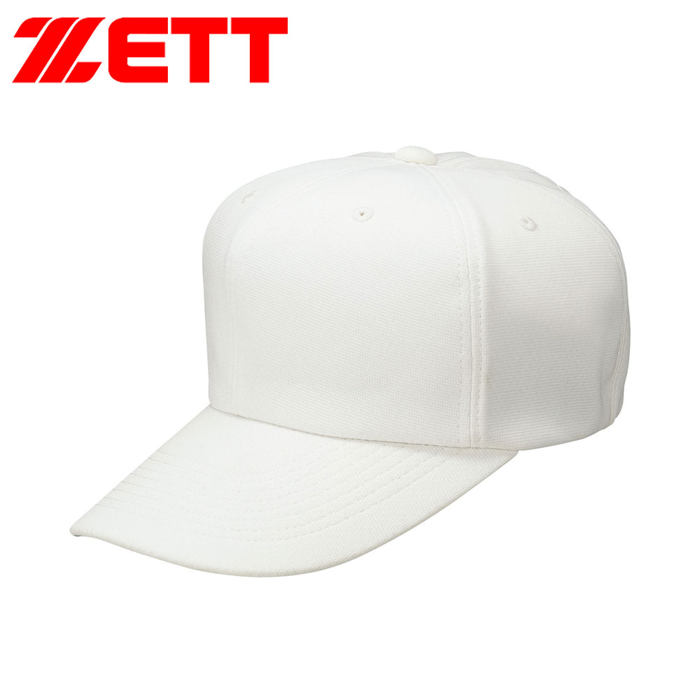 ゼット 野球 ベースボール キャップ 帽子 フリーサイズ 六方 ニット 練習用 野球帽 白 ホワイト ストレッチ ソフトボール ZETT BH112 | ゼット | 01