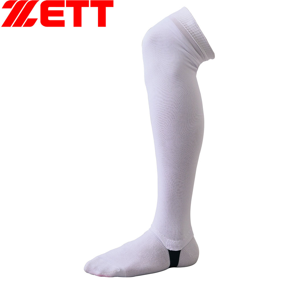 ゼット 野球 ストッキング フラット フリーサイズ 大人用 一般用 カラー ホワイト ブラック ブルー ネイビー レッド スポーツ ZETT BK48 | ゼット | 01