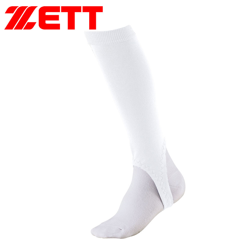 ゼット 野球 ベースボール 少年用 ローカット ジュニア 靴下 カラーストッキング ソフトボール 部活 ユニフォーム ホワイト ZETT BK85JA | ゼット | 01