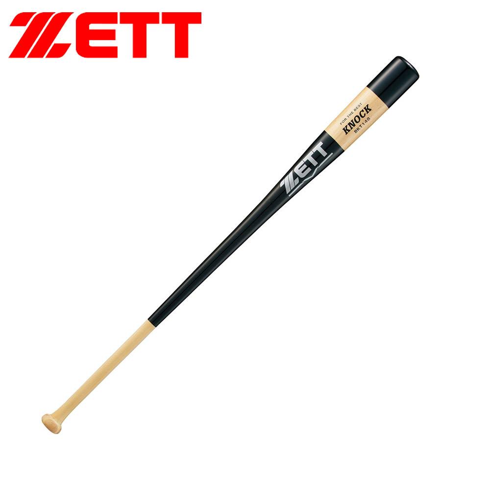 ゼット 野球 バット 木製 軟式 硬式 ソフト 91cm 93cm ノックバット トレーニングバット 大人用 少年 ジュニア 木製バット ZETT ベースボール BKT148 爆買 | ゼット | 01