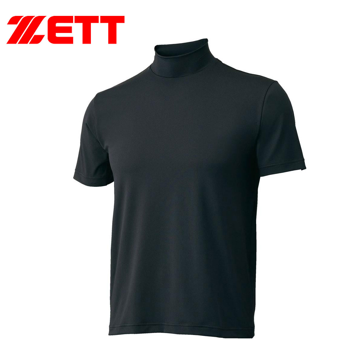 ゼット アンダーシャツ 野球 半袖 スポーツ インナー ベースレイヤー ハイネック  黒 白 ブルー ネイビー レッド ZETT bo1920 | ゼット | 02