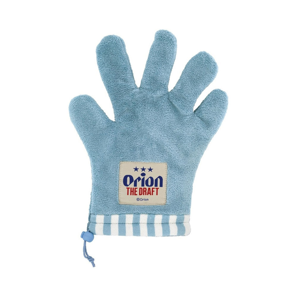 ヘアドライ手袋 吸水速乾 吸水速乾 ドライヤー 髪 ヘアケア マイクロファイバー クロミ シナモロール はんぎょどん オリオンビール 青 BSDMT1 | スケーター | 04