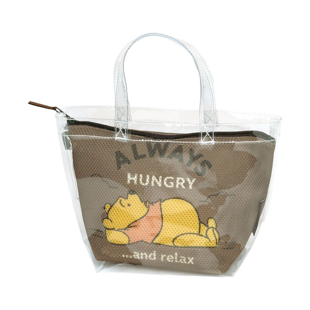 サウナバッグ スパ 温泉 クリア メッシュインナーポーチ付き 銭湯 お風呂 バスグッズ サ活 クロミ シナモロール はんぎょどん ミッキー BSMB1 | スケーター | 05