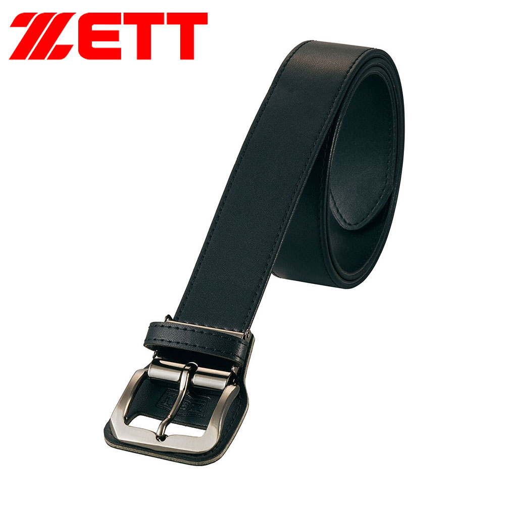 ゼット 野球 ベースボール ベルト つや消し 子供 ブラック ブルー ネイビー レッド ブラウン シルバーバックル 80cm BX930J ZETT | ゼット | 01