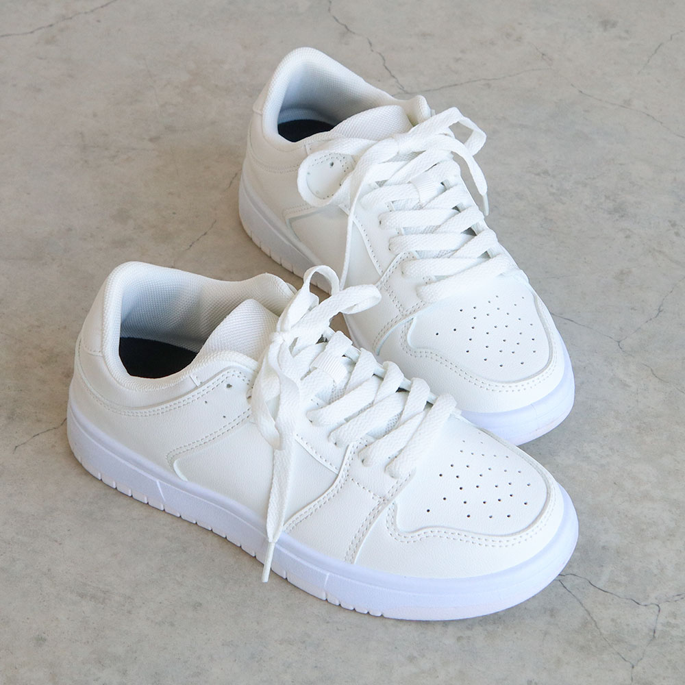 スニーカー レディース ローカット 学生 シューズ 靴 履きやすい 疲れにくい クッション インソール 女の子 スクール 大人 ジュニア 通学 通勤 C-024 | ブランド登録なし | 04