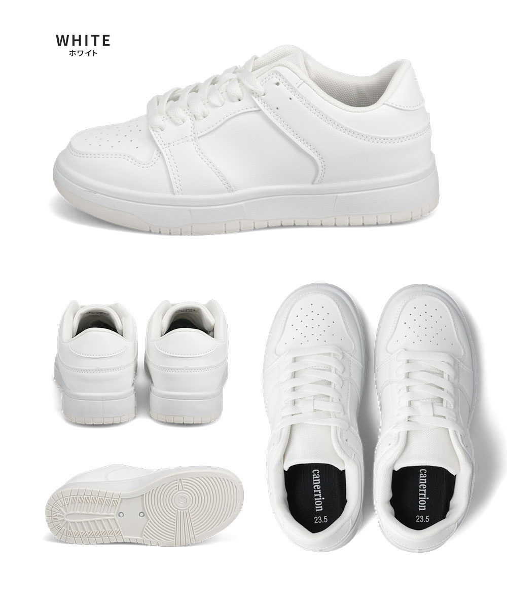 スニーカー レディース ローカット 学生 シューズ 靴 履きやすい 疲れにくい クッション インソール 女の子 スクール 大人 ジュニア 通学 通勤 C-024 | ブランド登録なし | 16