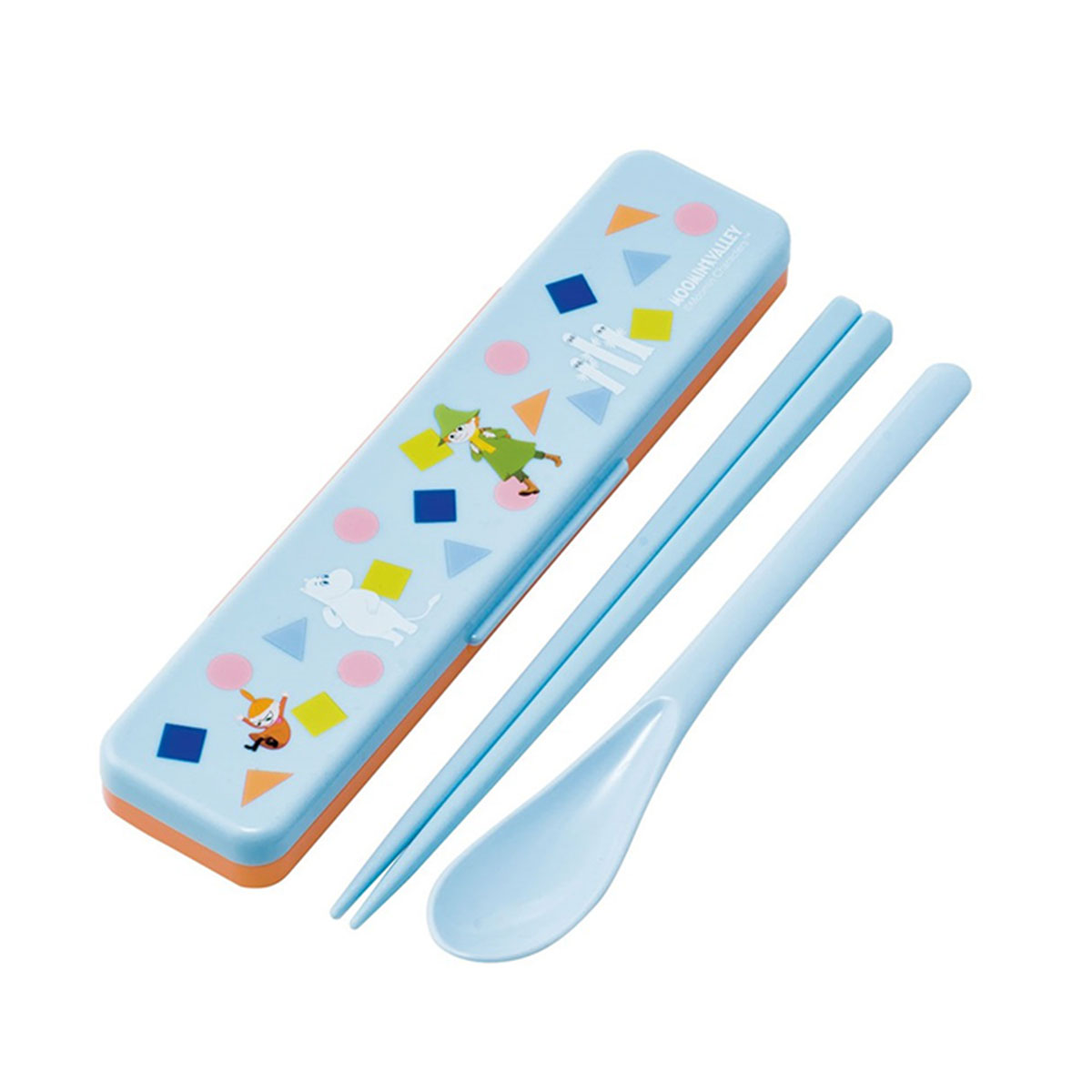 箸セット スプーン 抗菌 音が鳴りにくい お弁当 箸 18cm かわいい 箸ケース キャラクター 日本製 ランチグッズ おはしセット CCS3SAAG | スケーター | 17