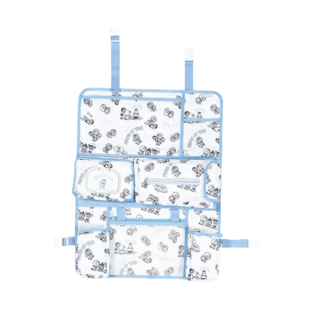 シートバックポケット 車 車内 収納 ポケット 子供 カー用品 キャラクター マイメロディ クロミ ピカチュウ ドラえもん くまのがっこう CSBP1 | スケーター | 02