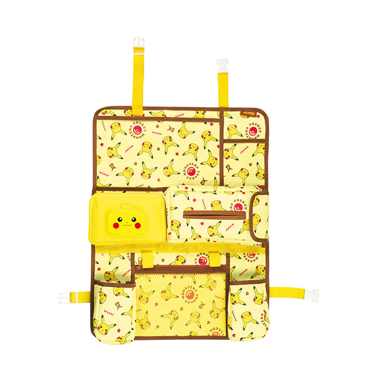 シートバックポケット 車 車内 収納 ポケット 子供 カー用品 キャラクター マイメロディ クロミ ピカチュウ ドラえもん くまのがっこう CSBP1 | スケーター | 03
