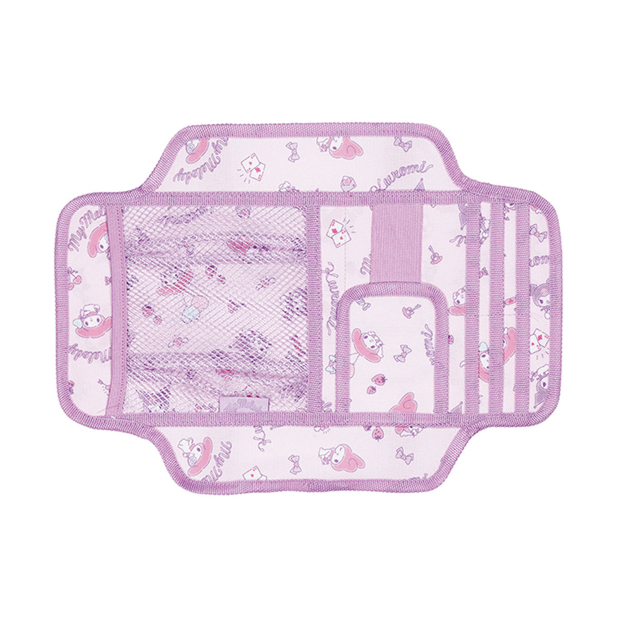 サンバイザーポケット 車 収納 小物入れ サングラス入れ 駐車券 カードポケット マイメロ クロミ ドラえもん ピカチュウ くまのがっこう CSVP1 | スケーター | 01