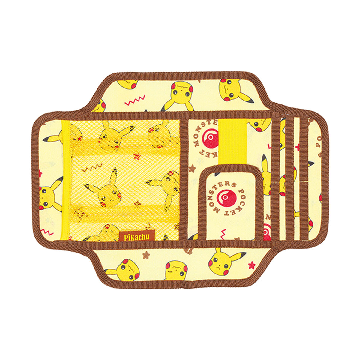 サンバイザーポケット 車 収納 小物入れ サングラス入れ 駐車券 カードポケット マイメロ クロミ ドラえもん ピカチュウ くまのがっこう CSVP1 | スケーター | 03