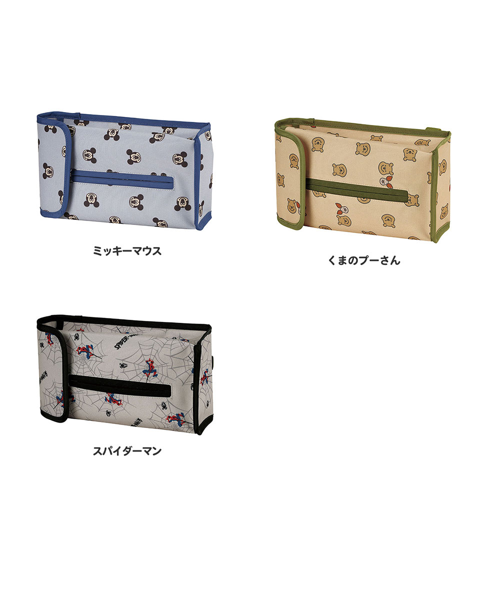 ティッシュケース 吊り下げ 車 ティッシュボックス 車内 マイメロディ クロミ ドラえもん ピカチュウ くまのがっこう ティッシュカバー CTSC1 | スケーター | 11