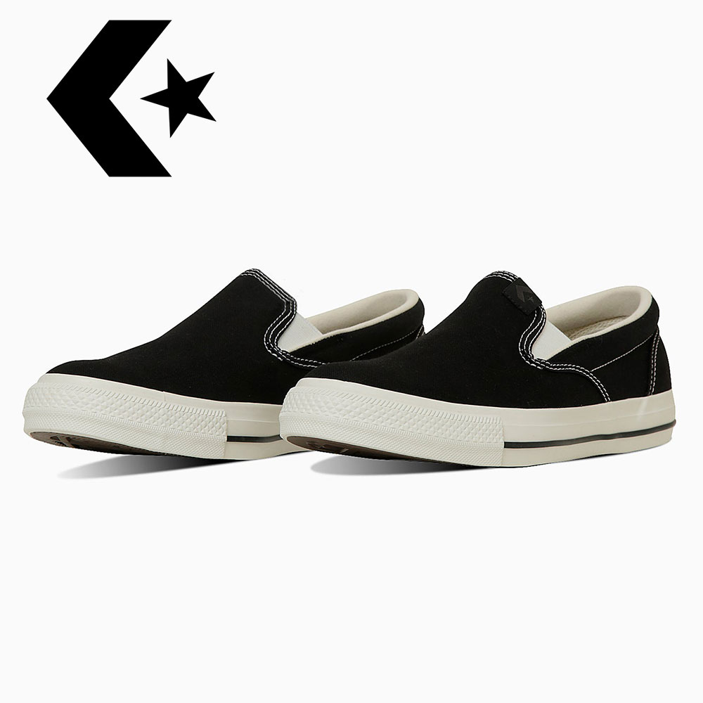 コンバース シェブロンアンドスター スリッポン スニーカー カジュアル キャンバス ローカットシューズ 靴 黒 CONVERSE CXP SLIP-ON | CONVERSE | 01