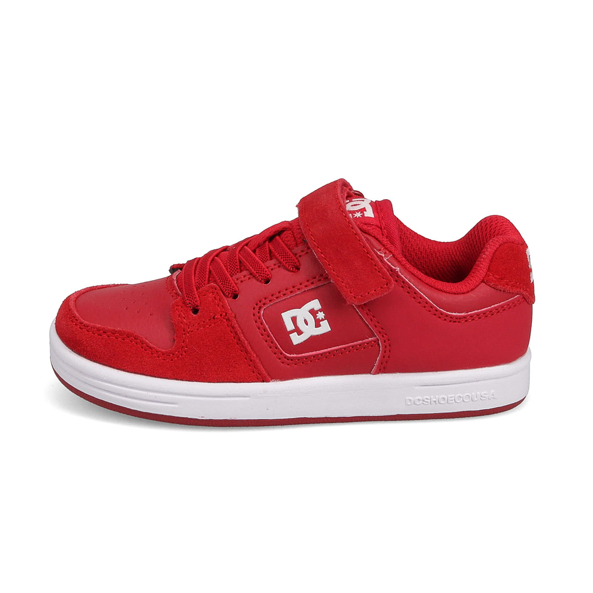 dc スニーカー キッズ ディーシーシューズ マンテカ 4 ジュニア ローカット 黒 レッド KS MANTECA 4 V SN dk224001 | DC SHOES | 01