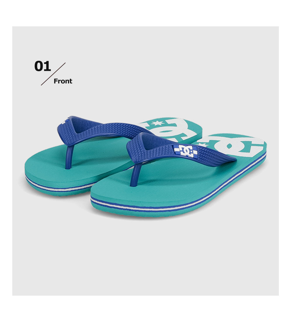 ディーシー ビーチサンダル キッズ ジュニア レディース 男の子 女の子 おしゃれ ぺたんこ サンダル トングサンダル SPRAY DK231015 | DC SHOES | 06