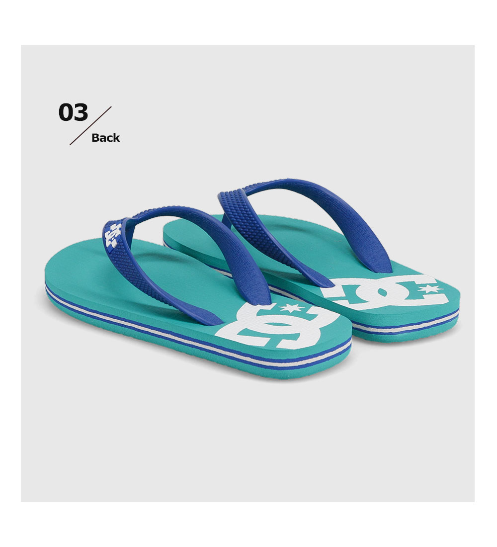 ディーシー ビーチサンダル キッズ ジュニア レディース 男の子 女の子 おしゃれ ぺたんこ サンダル トングサンダル SPRAY DK231015 | DC SHOES | 08