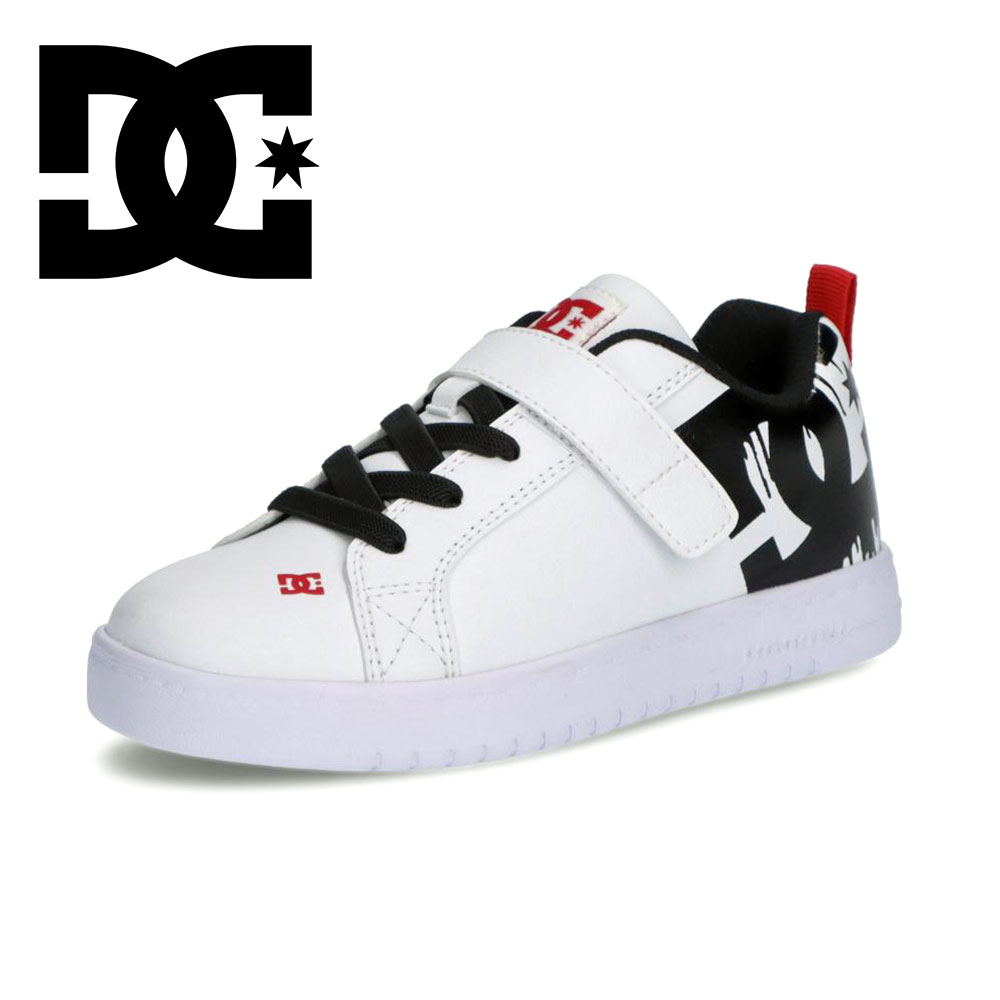ディーシーシューズ キッズ スニーカー 子供靴 男の子 ジュニア ベルクロ マジックテープ カジュアル スポーティ ビッグロゴ DC DK244602 | DC SHOES | 01